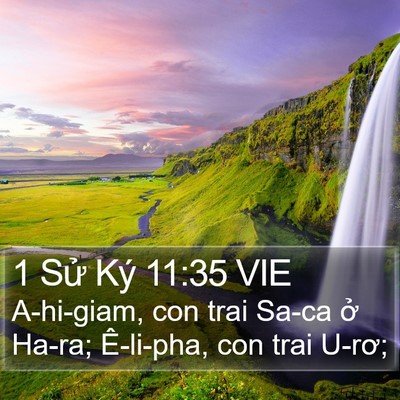 1 Sử Ký 11:35 VIE Bible Verse Image