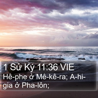 1 Sử Ký 11:36 VIE Bible Verse Image