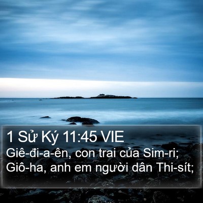 1 Sử Ký 11:45 VIE Bible Verse Image