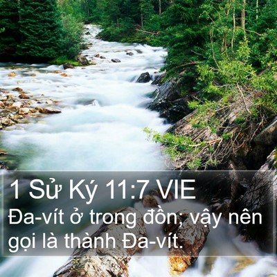 1 Sử Ký 11:7 VIE Bible Verse Image