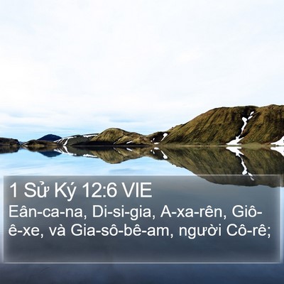 1 Sử Ký 12:6 VIE Bible Verse Image