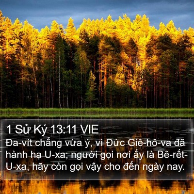 1 Sử Ký 13:11 VIE Bible Verse Image