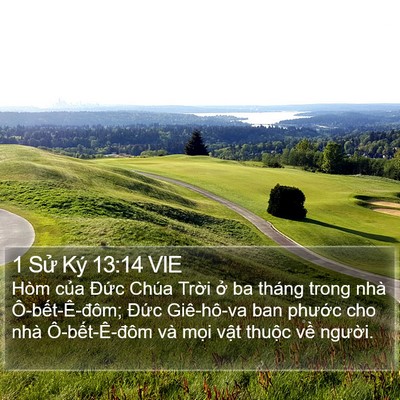 1 Sử Ký 13:14 VIE Bible Verse Image