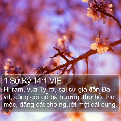 1 Sử Ký 14:1 VIE Bible Verse Image