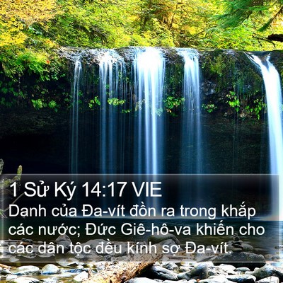 1 Sử Ký 14:17 VIE Bible Verse Image