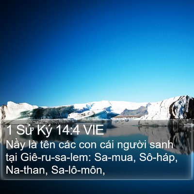1 Sử Ký 14:4 VIE Bible Verse Image