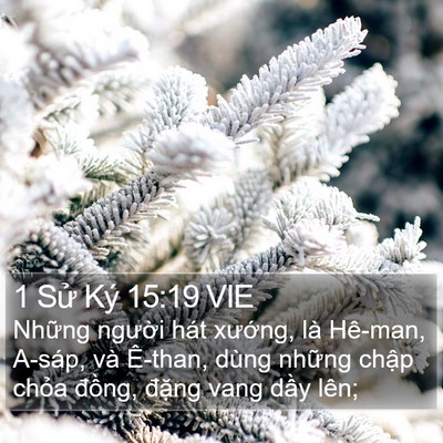 1 Sử Ký 15:19 VIE Bible Verse Image