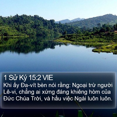 1 Sử Ký 15:2 VIE Bible Verse Image