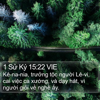 1 Sử Ký 15:22 VIE Bible Verse Image