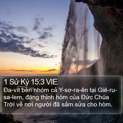 1 Sử Ký 15:3 VIE Bible Verse Image