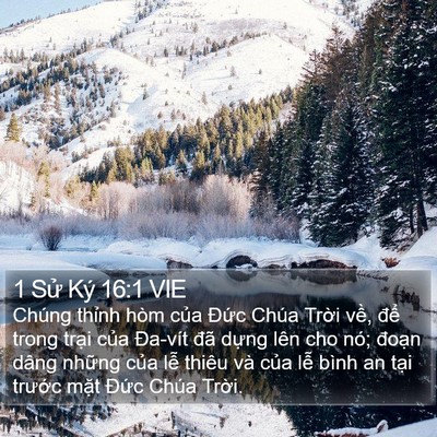 1 Sử Ký 16:1 VIE Bible Verse Image