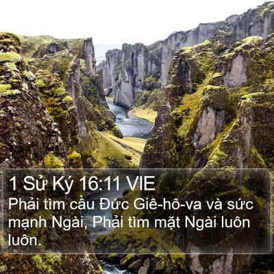 1 Sử Ký 16:11 VIE Bible Verse Image