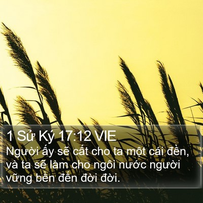 1 Sử Ký 17:12 VIE Bible Verse Image