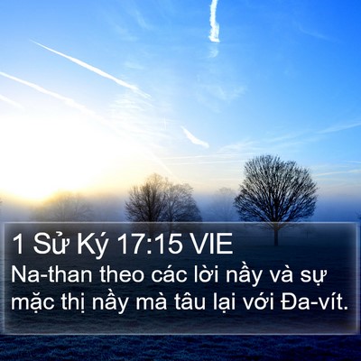 1 Sử Ký 17:15 VIE Bible Verse Image