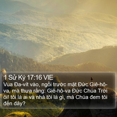 1 Sử Ký 17:16 VIE Bible Verse Image