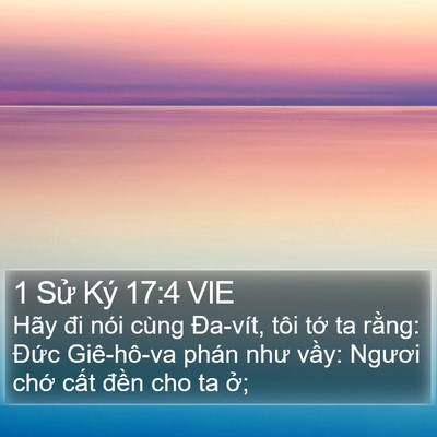 1 Sử Ký 17:4 VIE Bible Verse Image