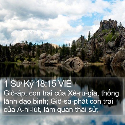 1 Sử Ký 18:15 VIE Bible Verse Image