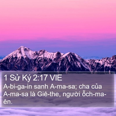 1 Sử Ký 2:17 VIE Bible Verse Image