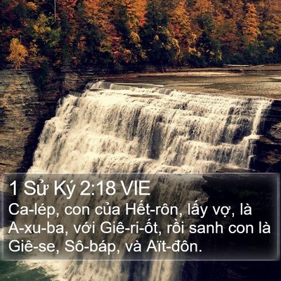 1 Sử Ký 2:18 VIE Bible Verse Image