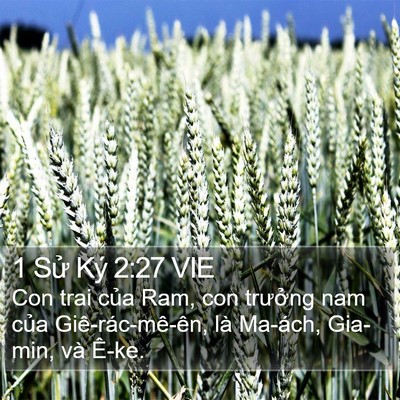 1 Sử Ký 2:27 VIE Bible Verse Image