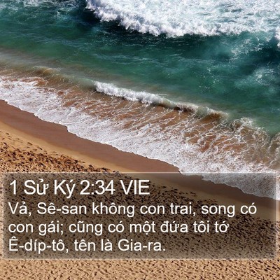 1 Sử Ký 2:34 VIE Bible Verse Image