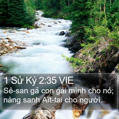 1 Sử Ký 2:35 VIE Bible Verse Image