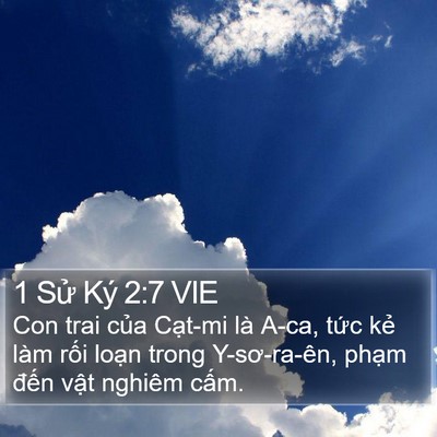1 Sử Ký 2:7 VIE Bible Verse Image