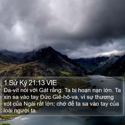 1 Sử Ký 21:13 VIE Bible Verse Image