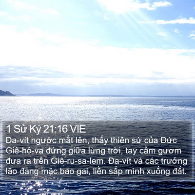 1 Sử Ký 21:16 VIE Bible Verse Image