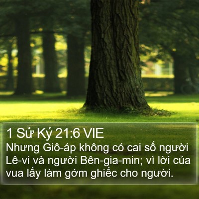 1 Sử Ký 21:6 VIE Bible Verse Image