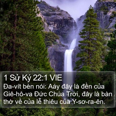 1 Sử Ký 22:1 VIE Bible Verse Image
