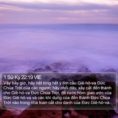 1 Sử Ký 22:19 VIE Bible Verse Image