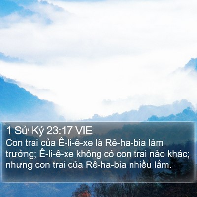 1 Sử Ký 23:17 VIE Bible Verse Image