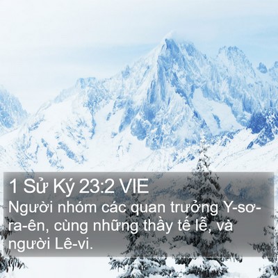 1 Sử Ký 23:2 VIE Bible Verse Image