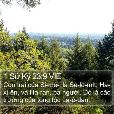 1 Sử Ký 23:9 VIE Bible Verse Image