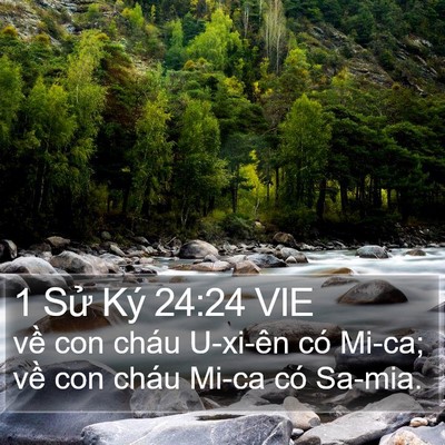 1 Sử Ký 24:24 VIE Bible Verse Image