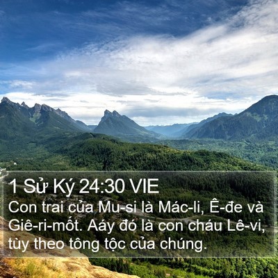 1 Sử Ký 24:30 VIE Bible Verse Image