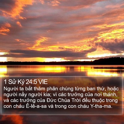 1 Sử Ký 24:5 VIE Bible Verse Image