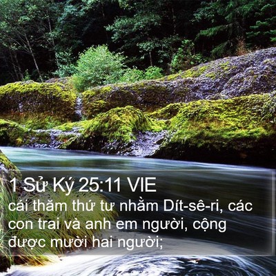 1 Sử Ký 25:11 VIE Bible Verse Image