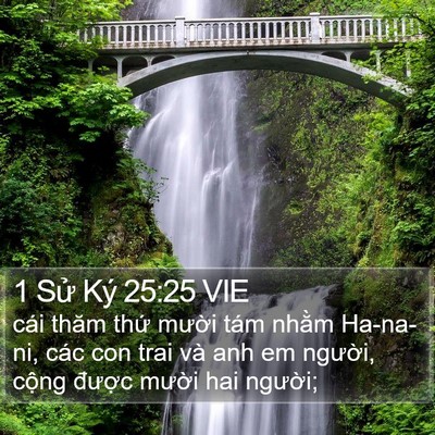 1 Sử Ký 25:25 VIE Bible Verse Image