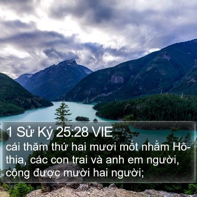 1 Sử Ký 25:28 VIE Bible Verse Image