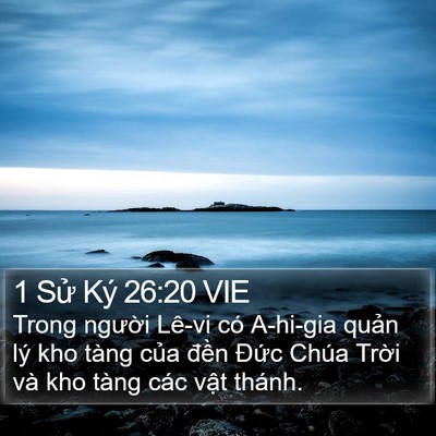 1 Sử Ký 26:20 VIE Bible Verse Image