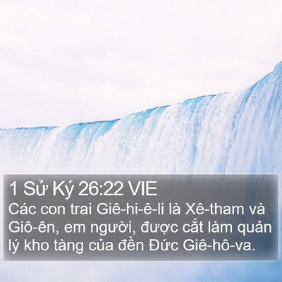 1 Sử Ký 26:22 VIE Bible Verse Image
