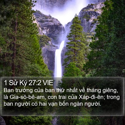 1 Sử Ký 27:2 VIE Bible Verse Image