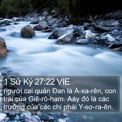 1 Sử Ký 27:22 VIE Bible Verse Image