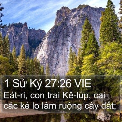 1 Sử Ký 27:26 VIE Bible Verse Image