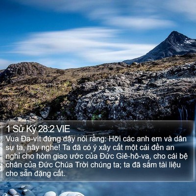 1 Sử Ký 28:2 VIE Bible Verse Image
