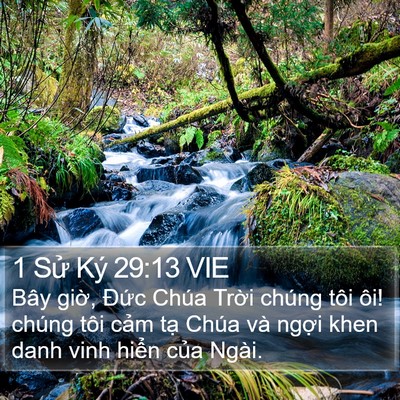 1 Sử Ký 29:13 VIE Bible Verse Image