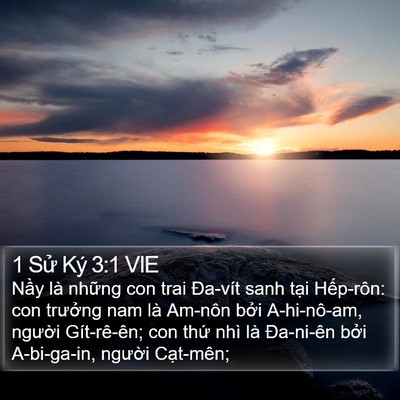 1 Sử Ký 3:1 VIE Bible Verse Image