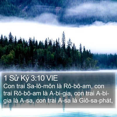1 Sử Ký 3:10 VIE Bible Verse Image